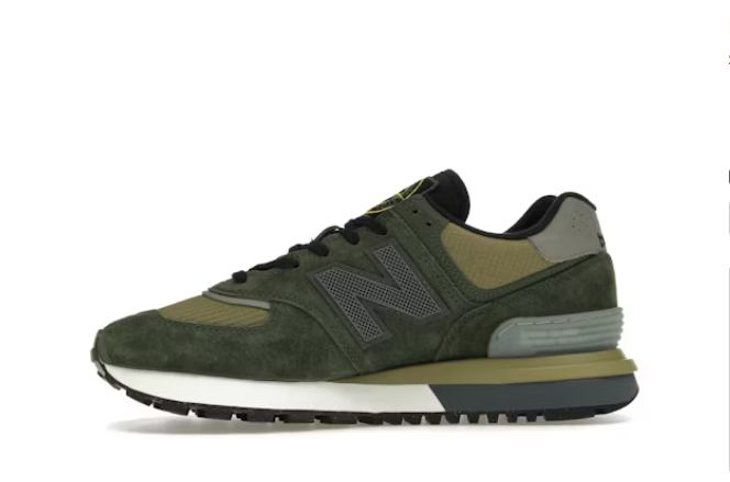 POP New Balance 574 Legacy Stone Island Dark Green U574LGIL