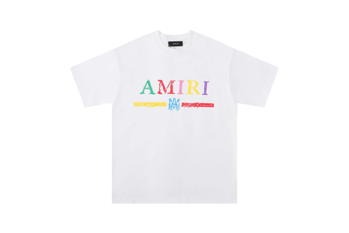 Amiri T-Shirt 672+Denim Tears pants Pink Short Pants