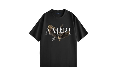 Amiri T-Shirt 709+Denim Tears The Cotton Wreath High Street Shorts Sport Shorts black pants Short Pants 02