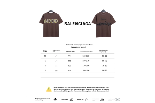 Balenciaga masking tape T-Shirts brown+Dior & Stone Island Stone Island co-branded pocket leather label work denim shorts Jeans 1