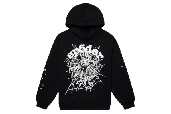 SP5DER Hoodie Black White+Black Sp5der Web Sweatpants. Black
