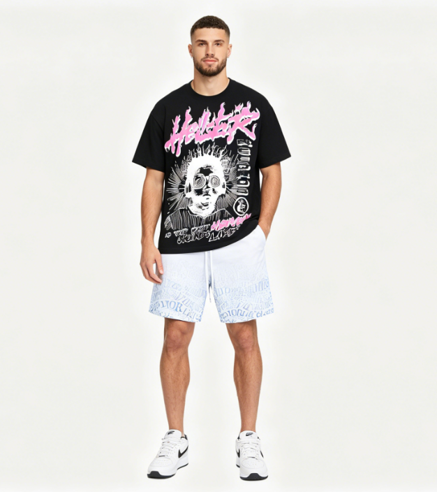 Hellstar T-Shirt 507+Dior-Short Pants 204659