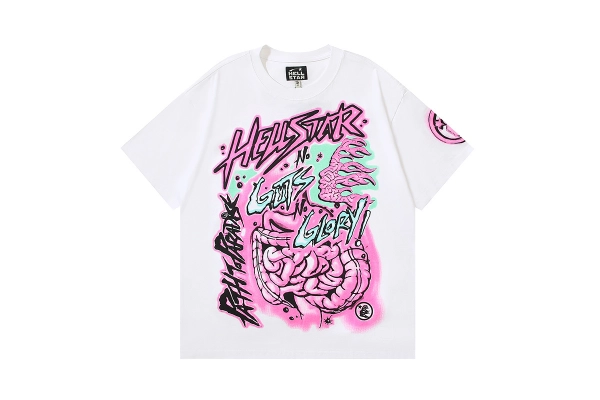 Hellstar T-Shirt 505+Supreme Satin Applique Sweatpant Brown pants