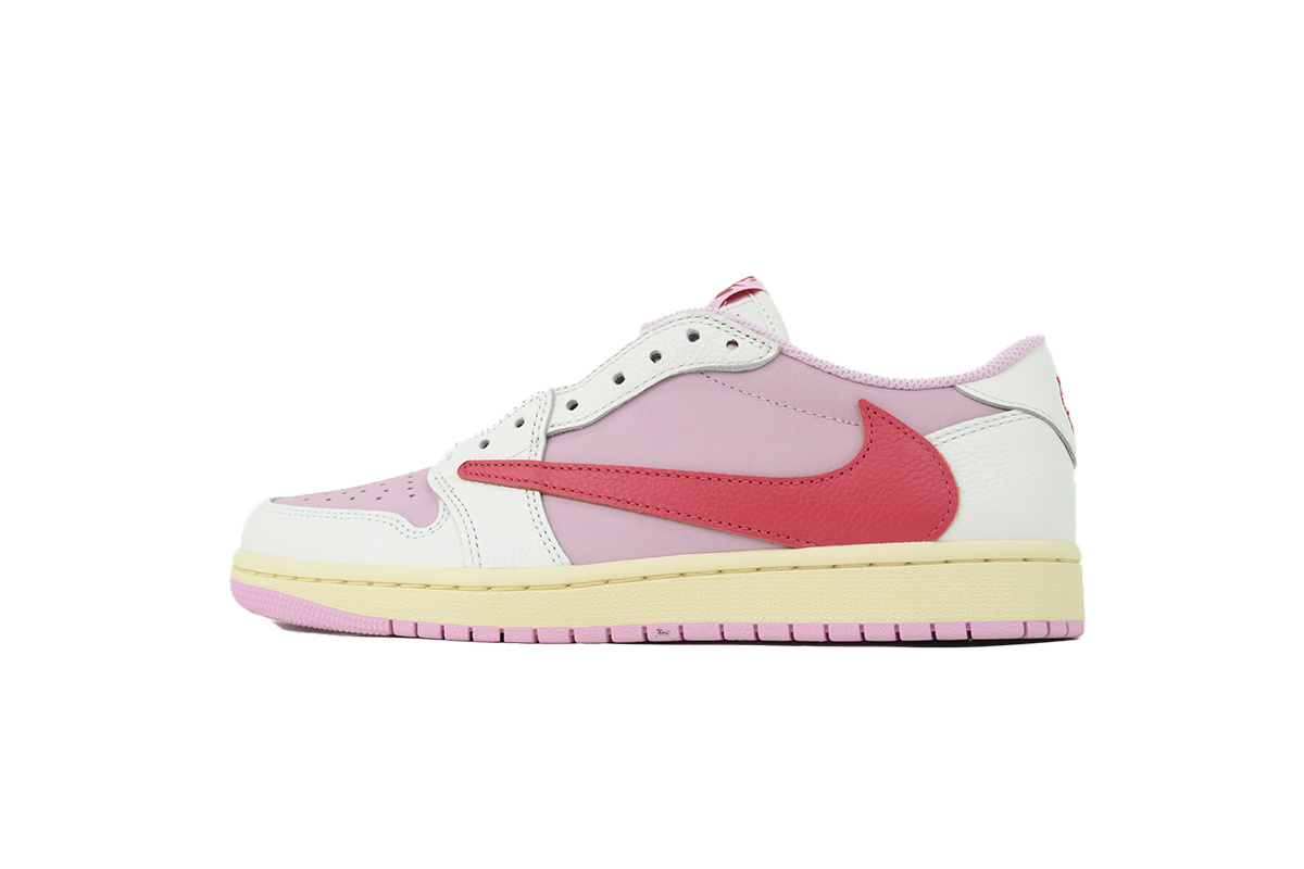 PKGoden Travis Scott x Air Jordan 1 Low Rice Noodles Barb IQ7604-101