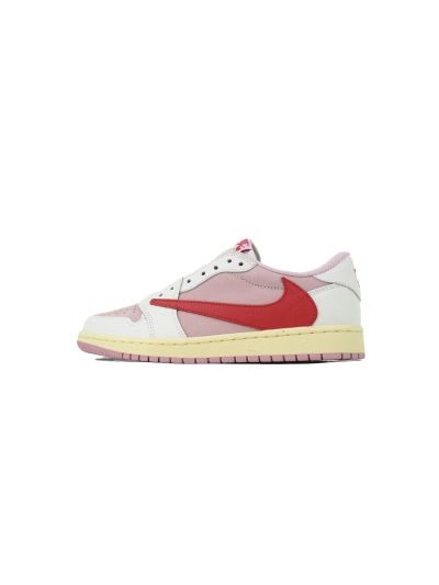 POP Travis Scott x Air Jordan 1 Low Red Tick IQ7604-101 01