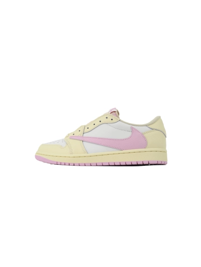 POP Travis Scott x Air Jordan 1 Retro Low OG Muslin Pink IQ7604-100 01