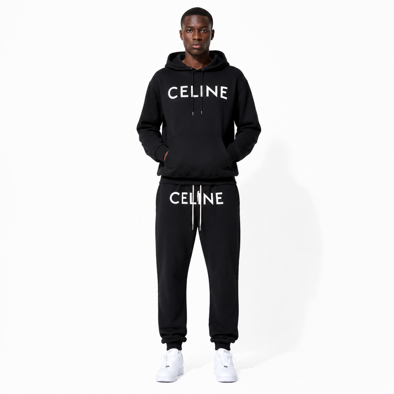 CELINE TRACKSUIT BLACK + SET