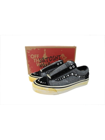 POP SATOSHI NAKAMOTO x Vans Old Skool Reissue 36 Speckled Moving Blanket Grey 02