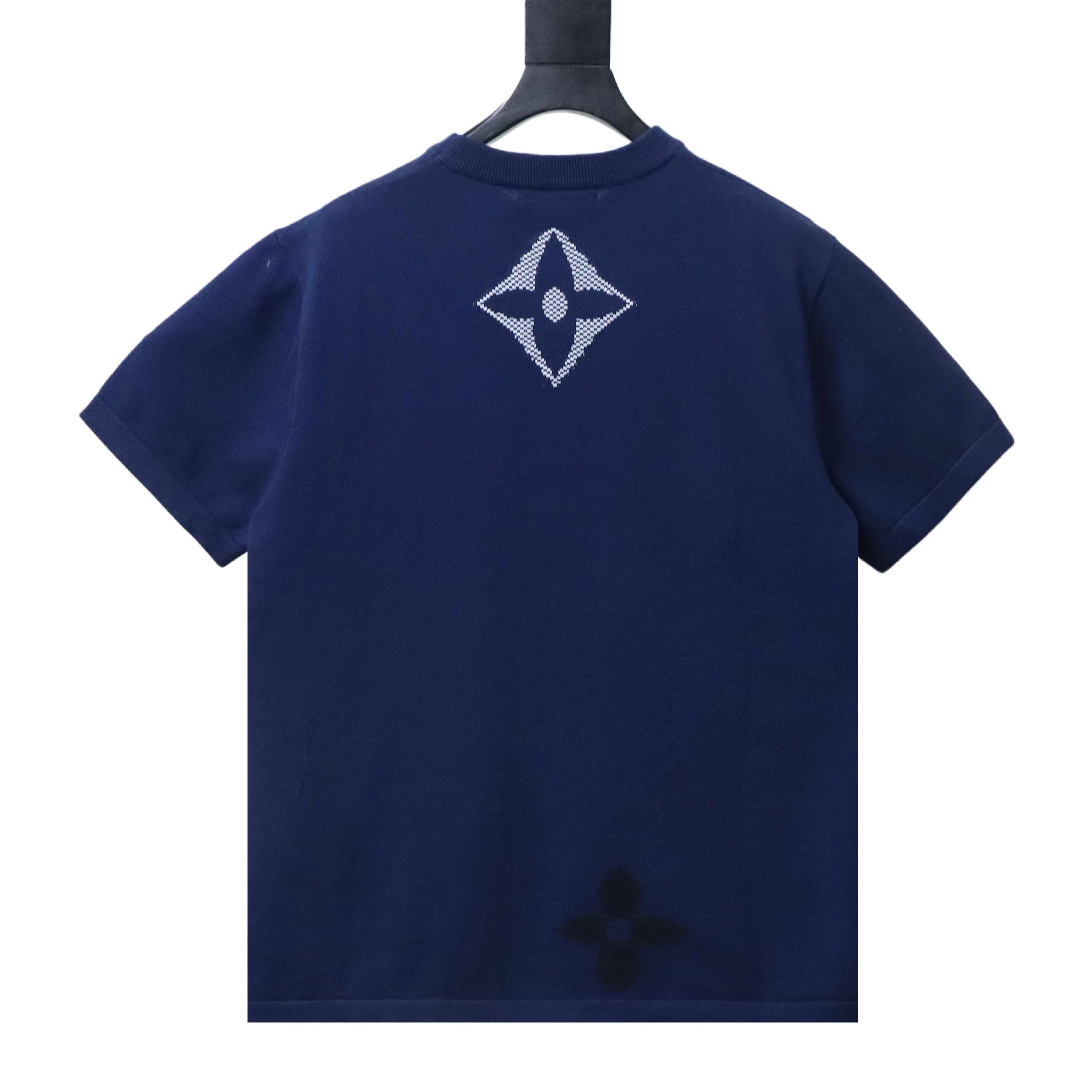 Louis Vuitton 26SS four-leaf clover letter embroidery short-sleeved sweater