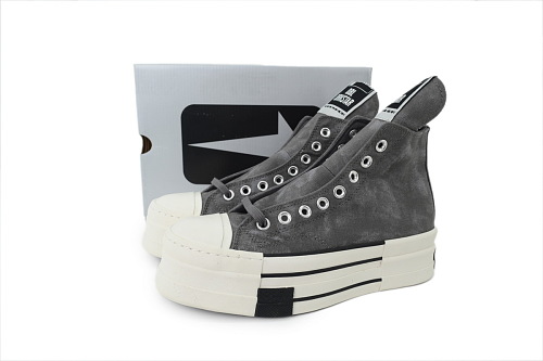 Converse DRKSHDW DBL DRKSTAR Chuck 70High Washed Canvas Pack-Concrete A06755C