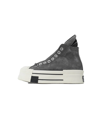 Converse DRKSHDW DBL DRKSTAR Chuck 70High Washed Canvas Pack-Concrete A06755C 01