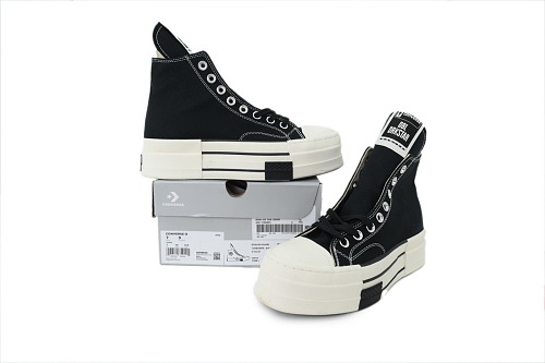 Converse DRKSHDW DBL DRKSTAR Chuck 70High'Washed Canvas Pack-Concrete A06755C