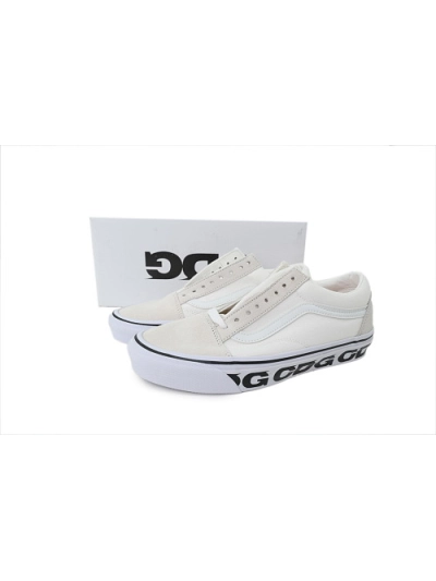 POP Comme des Garçons x Vans OG Old Skool LX Sidewall - White 02