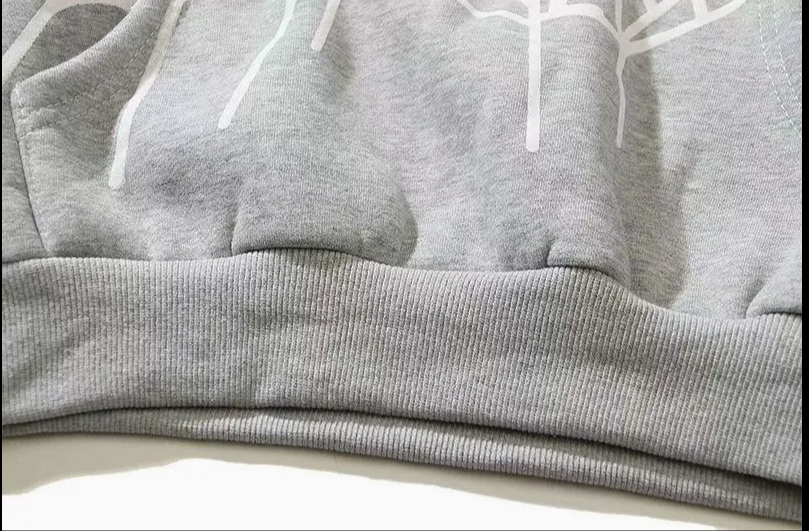 Sp5der Arach NY Phobia Hoodie Ash Grey