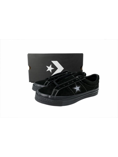 Converse One Star Suede OX Black 165956C 02