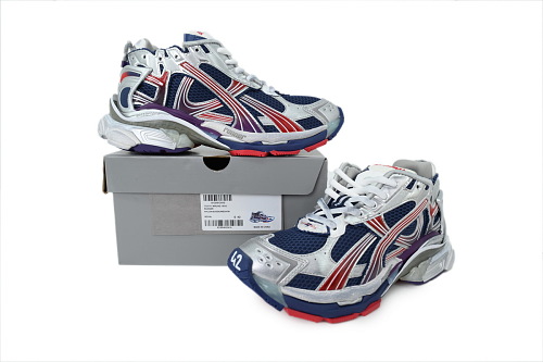 PKGoden Balenciaga Runner Gradient Sneaker Navy Red Grey 772774 WRUNG 4610