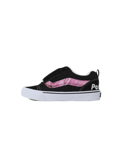 POP Peaches x Vans Knu-Skool Black Pink VN0009QCB9P 01