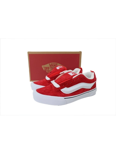 POP Vans Knu Skool Red White VN0009QCJV6 02
