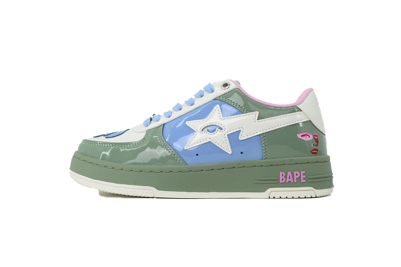POP A BATHING APE BAPE Beige Green 001FWL231912C