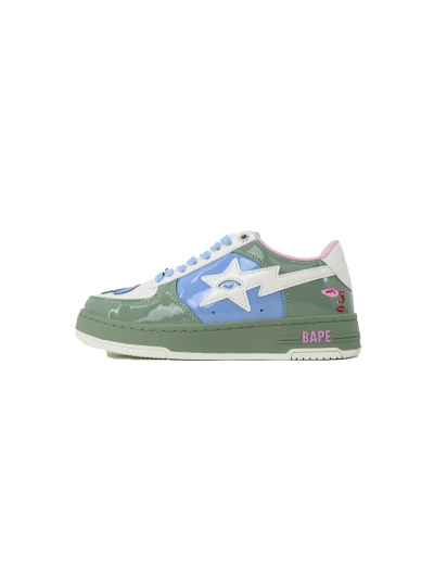 POP A BATHING APE BAPE Beige Green 001FWL231912C 01