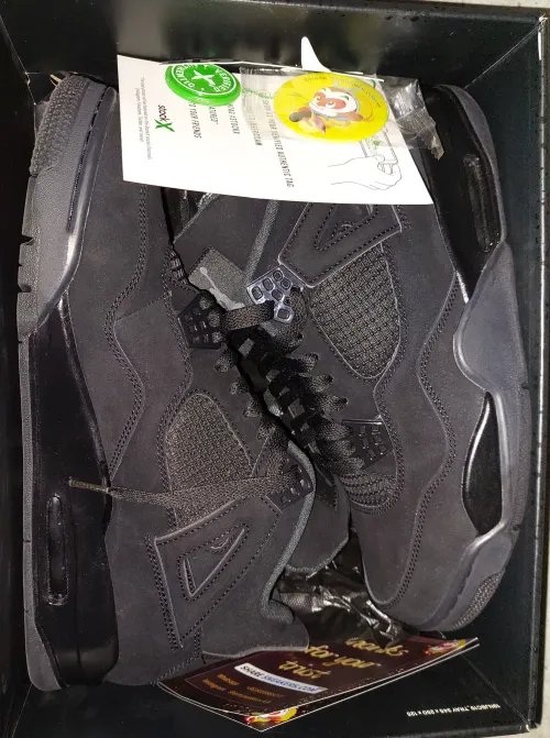 PKGoden Jordan 4 Retro Black Cat, CU1110-010 review 