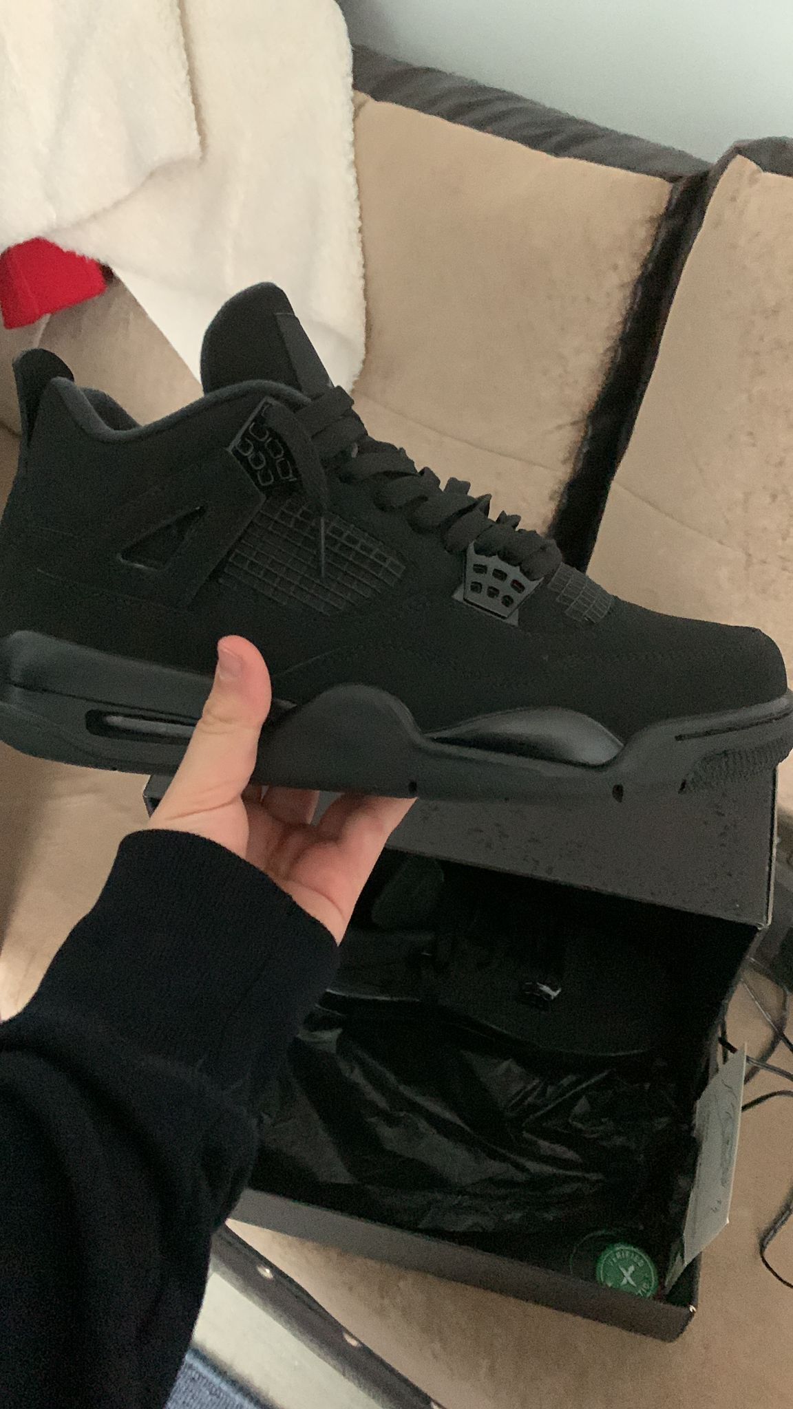 PKGoden Jordan 4 Retro Black Cat, CU1110-010 review Mickel