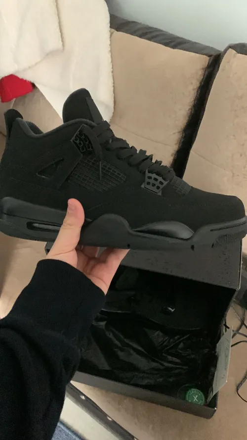 PKGoden Jordan 4 Retro Black Cat, CU1110-010 review 