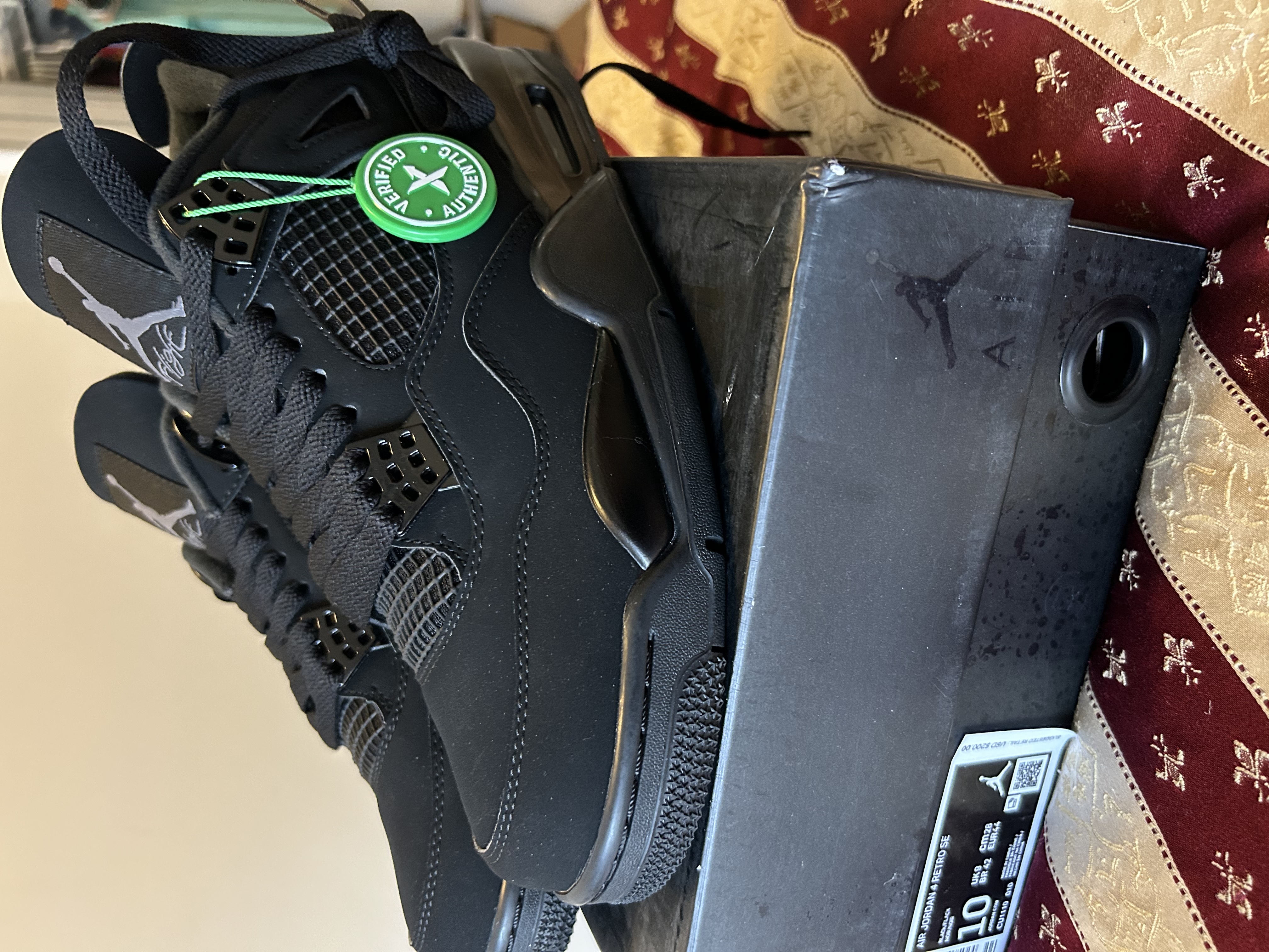 PKGoden Jordan 4 Retro Black Cat, CU1110-010 review Kai