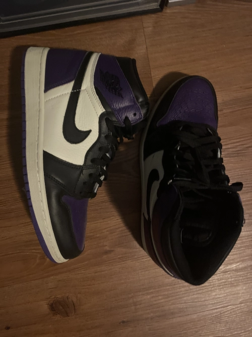PKGoden  Air Jordan 1 Retro High Court Purple, 555088-501 review 