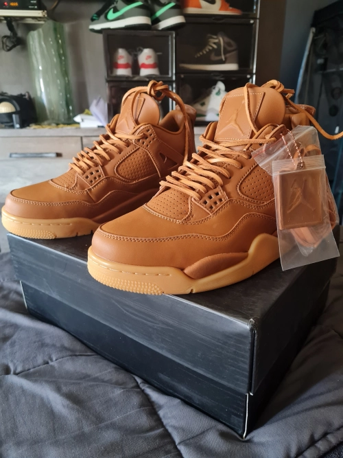 PKGoden Jordan 4 Retro Ginger Wheat, 819139-205 review 