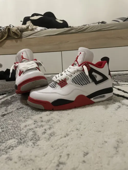 PKGoden Jordan 4 Retro Fire Red (2020),  DC7770-160 review 