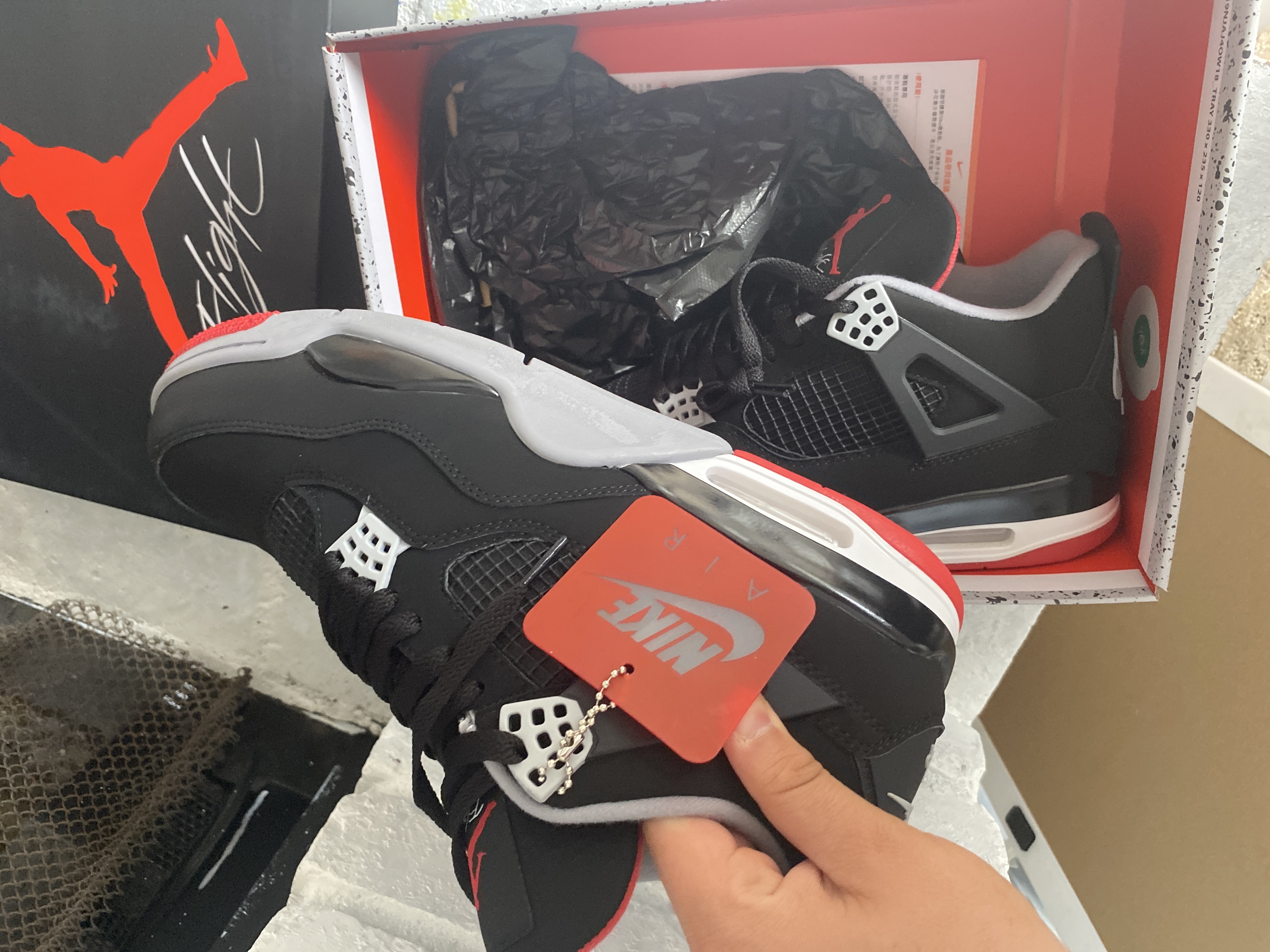 PKGoden Jordan 4 Retro Bred, 308497-060 review eli fart