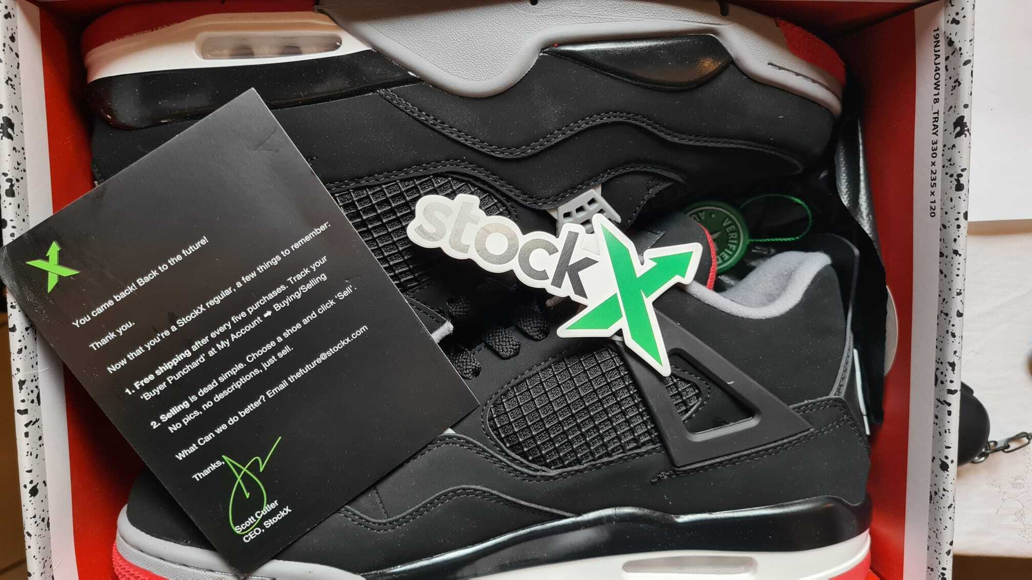 PKGoden Jordan 4 Retro Bred, 308497-060 review Leach