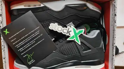 PKGoden Jordan 4 Retro Bred, 308497-060 review 