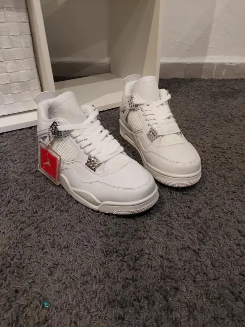 Free Shipping:PKGoden Air Jordan 4 Retro Pure Money, 308497-100 review 