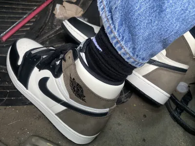 POP  Jordan 1 Retro High Dark Mocha,555088-105 review Shiesty.h 01