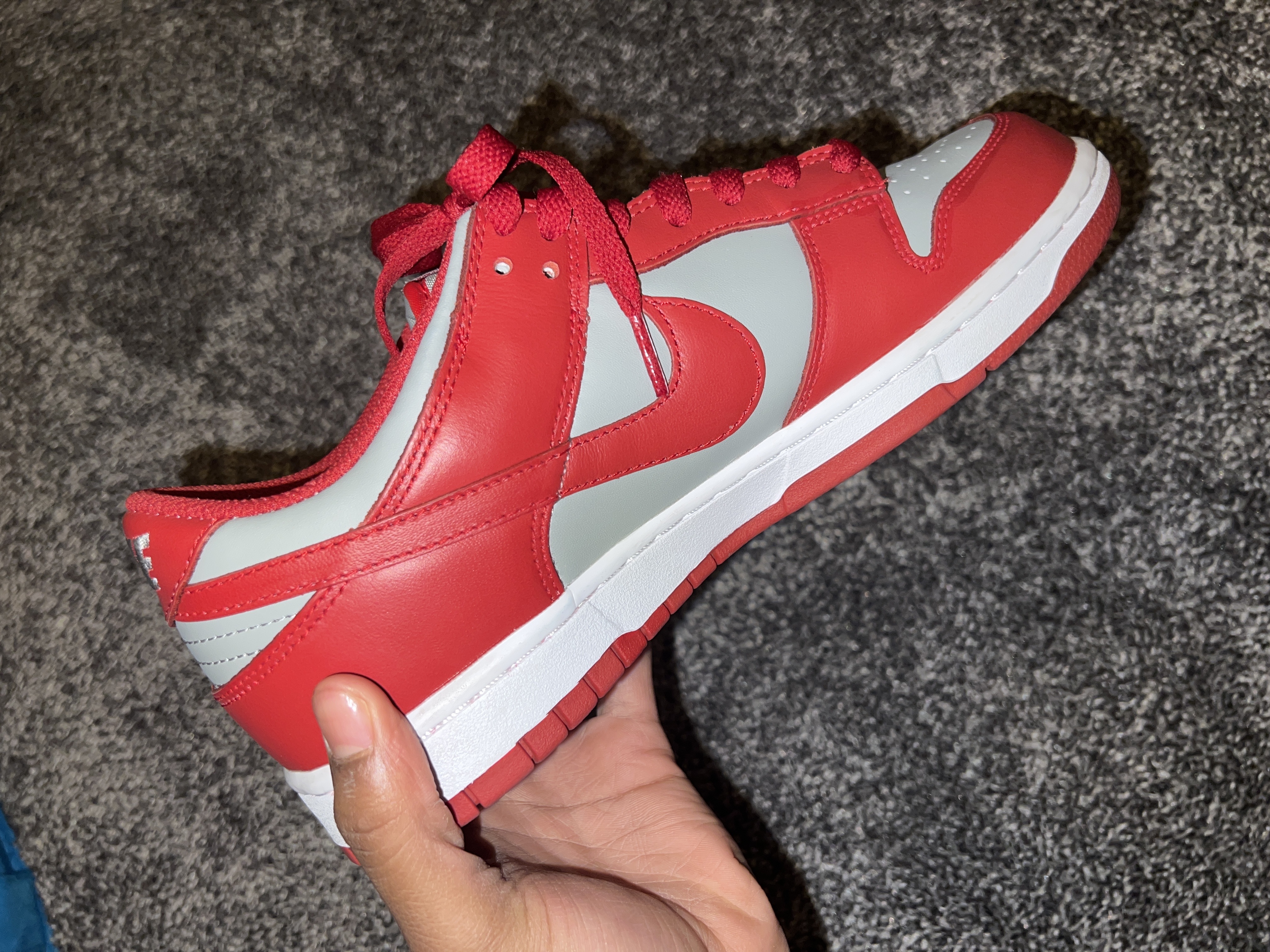 PKGoden Dunk SB Low Retro Medium Grey Varsity Red UNLV, CW1590-002 review 0