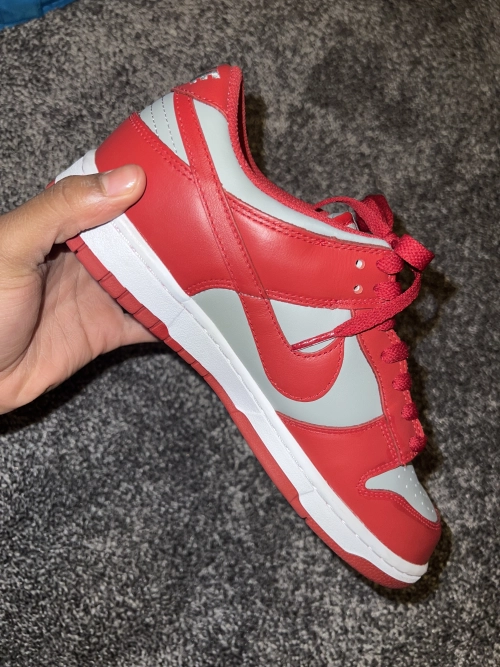 PKGoden Dunk SB Low Retro Medium Grey Varsity Red UNLV, CW1590-002 review 
