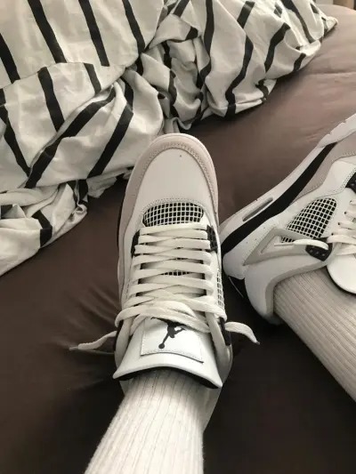 PKGoden  Jordan 4 Retro Military Black, DH6927-111 review sharesneakers.com 01
