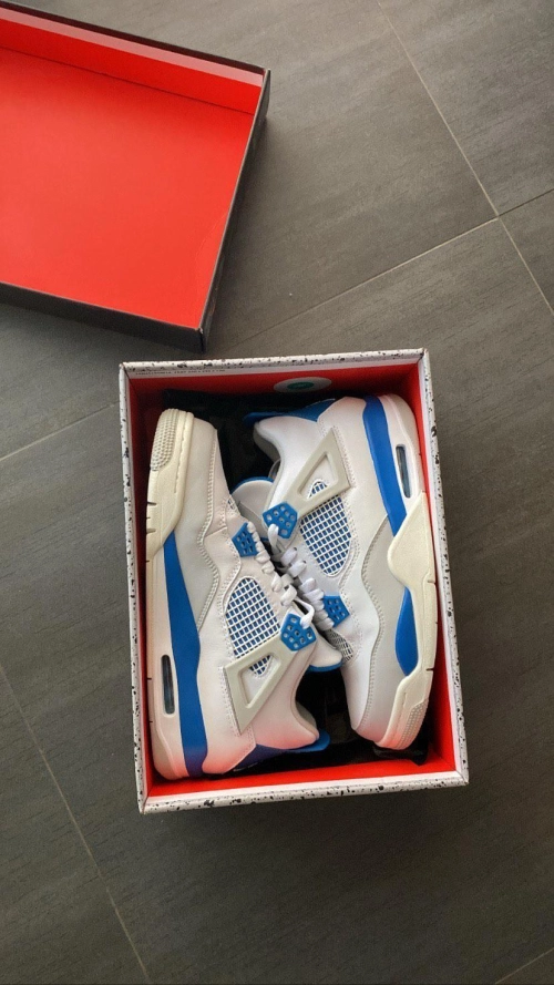 PKGoden Jordan 4 Retro Military Blue (2012), 308497-105 review 