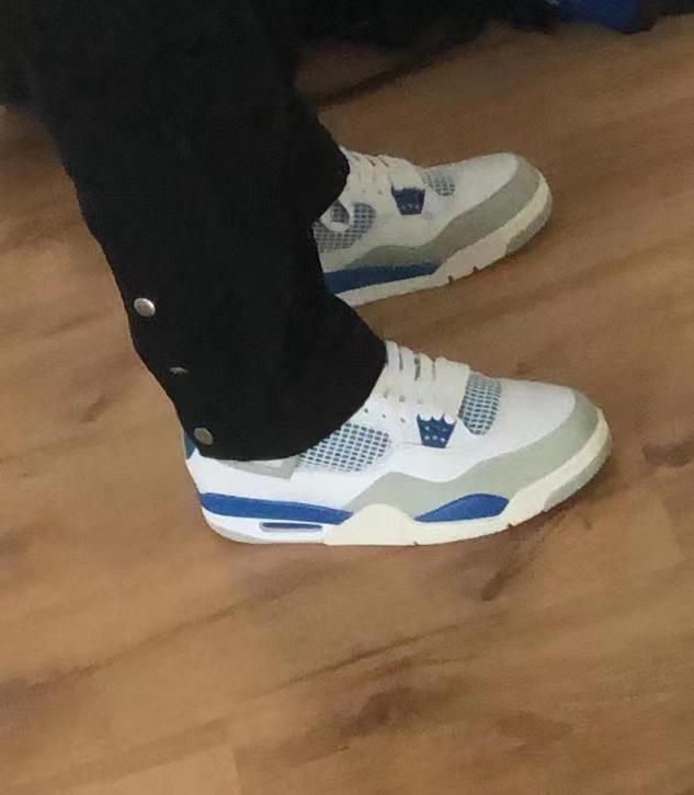 PKGoden Jordan 4 Retro Military Blue (2012), 308497-105 review Julio Berry