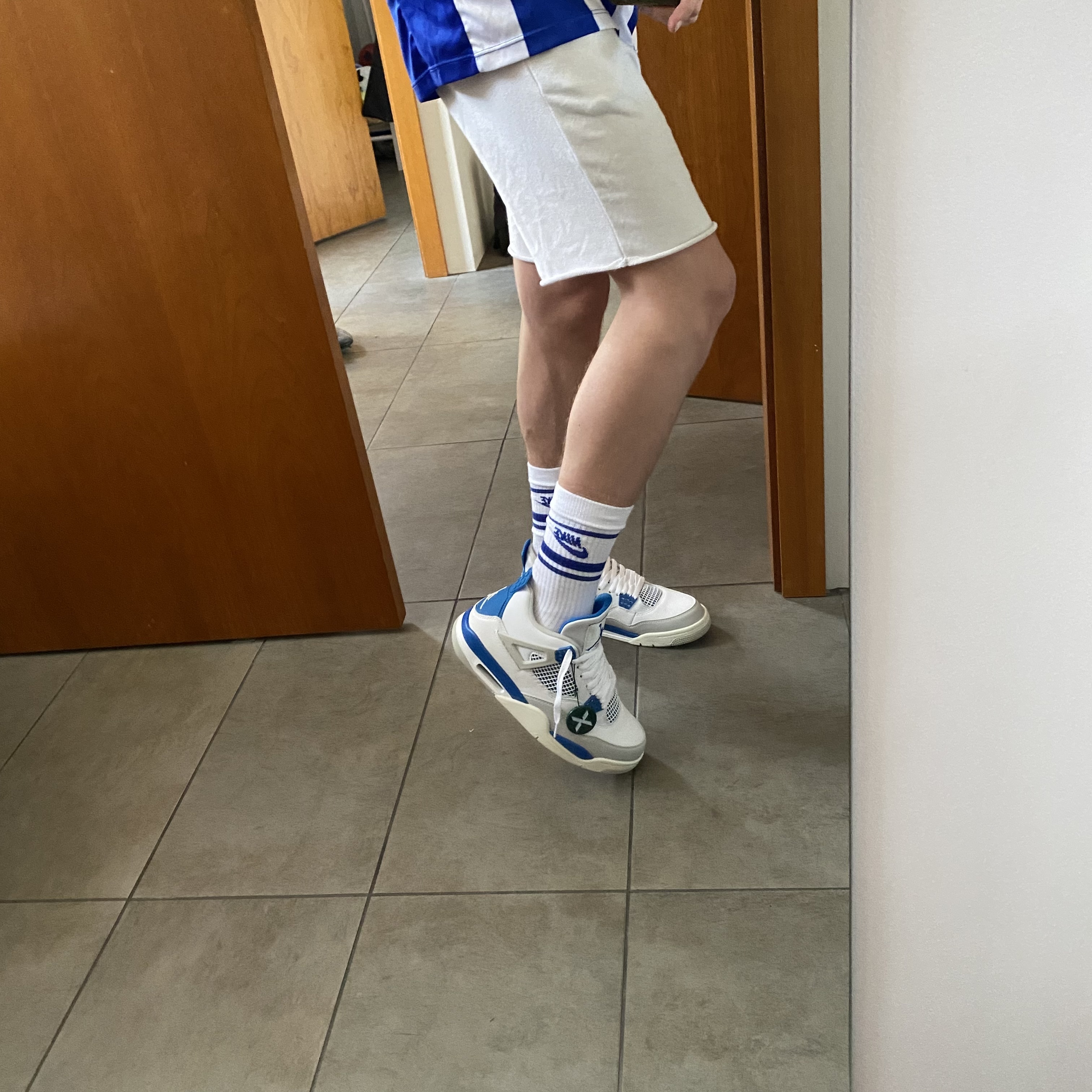 PKGoden Jordan 4 Retro Military Blue (2012), 308497-105 review Raven 01