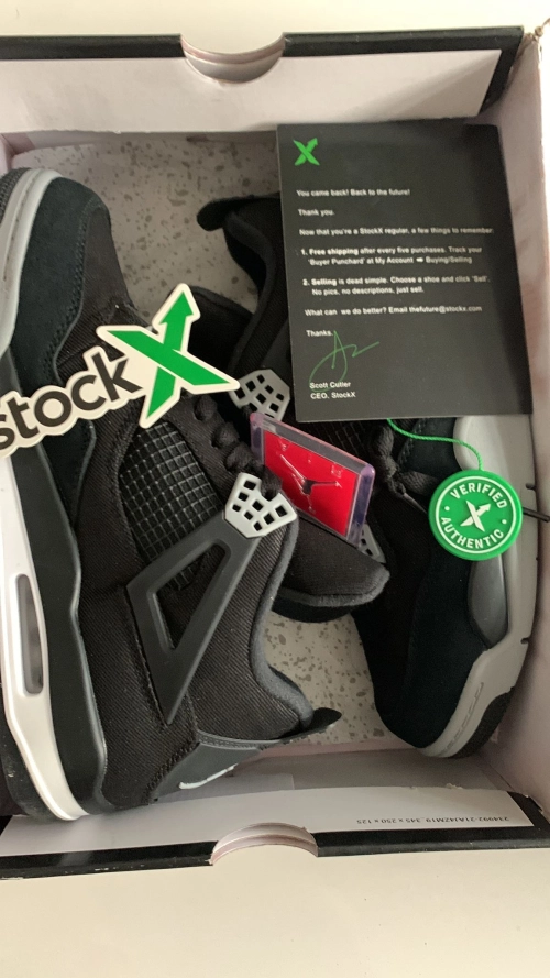 PKGoden Jordan 4 Retro Black Canvas, DH7138-006 review 