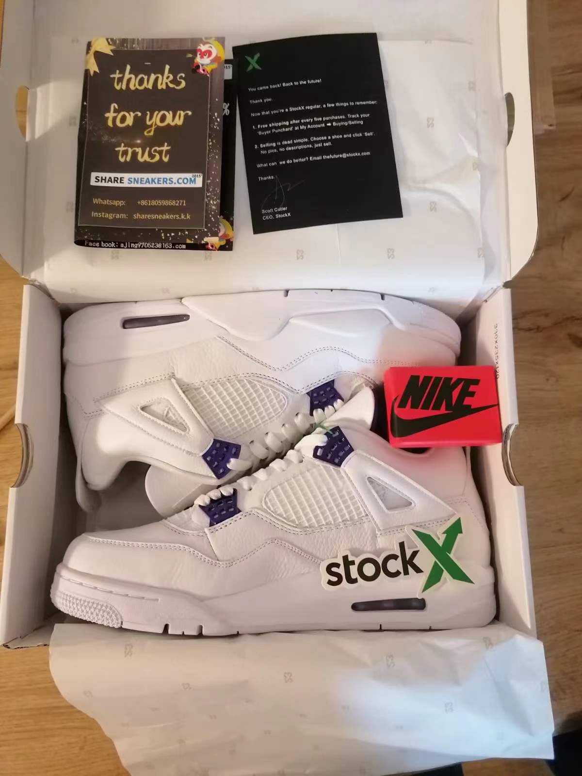 PKGoden  Jordan 4 Retro Metallic Purple, CT8527-115 review Marian Omar 01