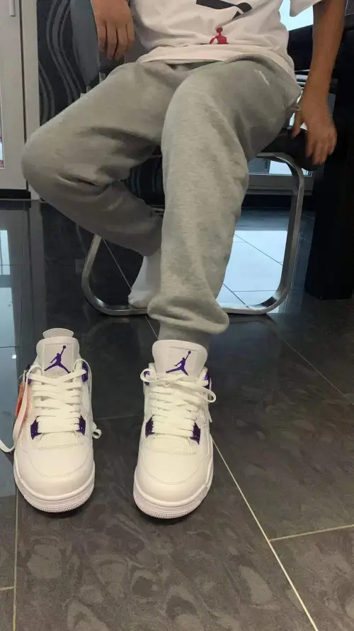 PKGoden  Jordan 4 Retro Metallic Purple, CT8527-115 review 