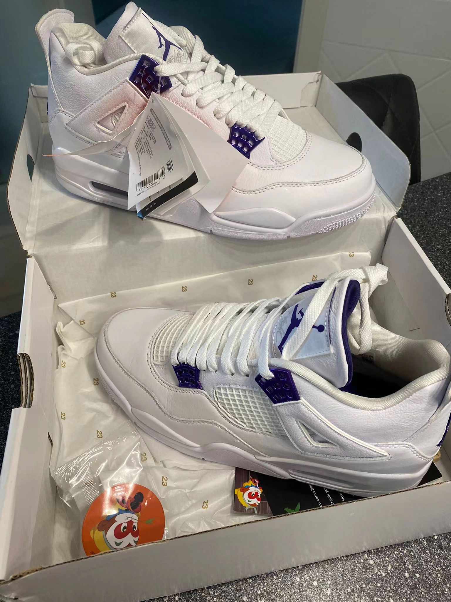 PKGoden  Jordan 4 Retro Metallic Purple, CT8527-115 review Devin Evans 02