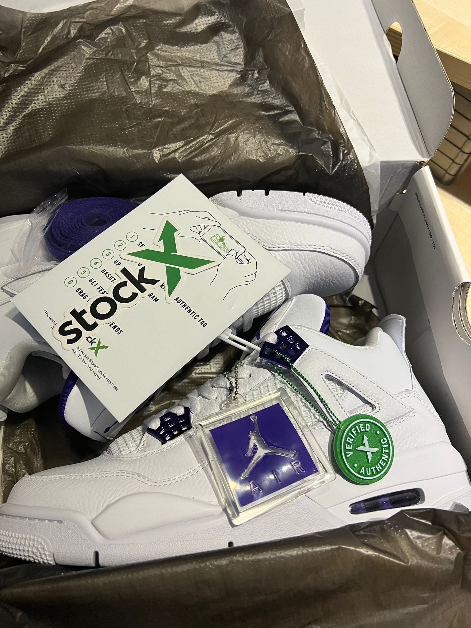 PKGoden  Jordan 4 Retro Metallic Purple, CT8527-115 review owen