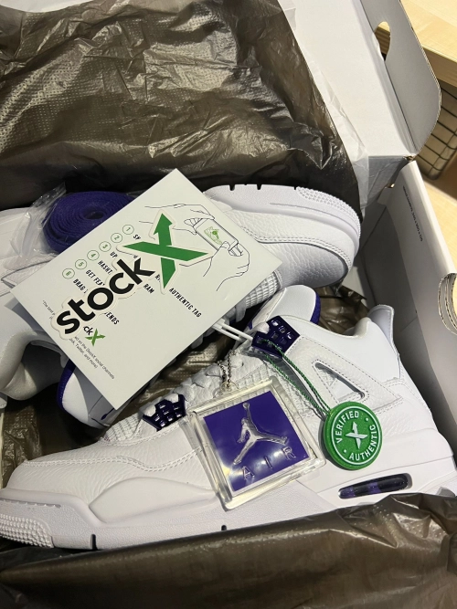 PKGoden  Jordan 4 Retro Metallic Purple, CT8527-115 review 