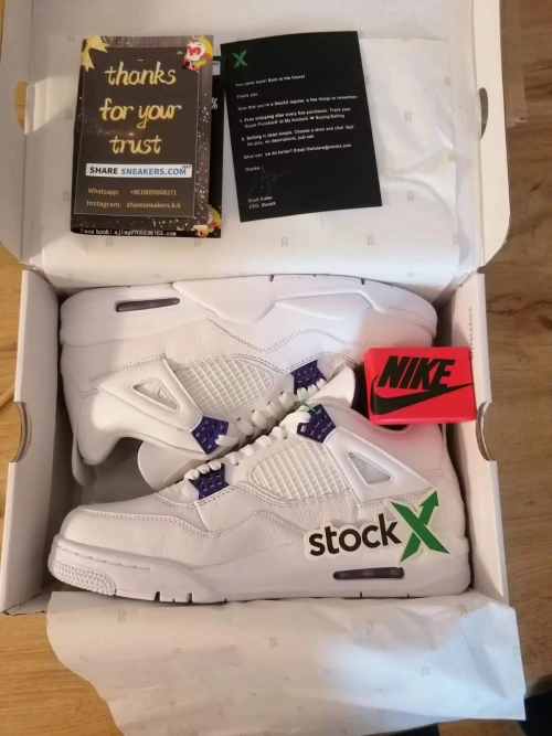 PKGoden  Jordan 4 Retro Metallic Purple, CT8527-115 review 