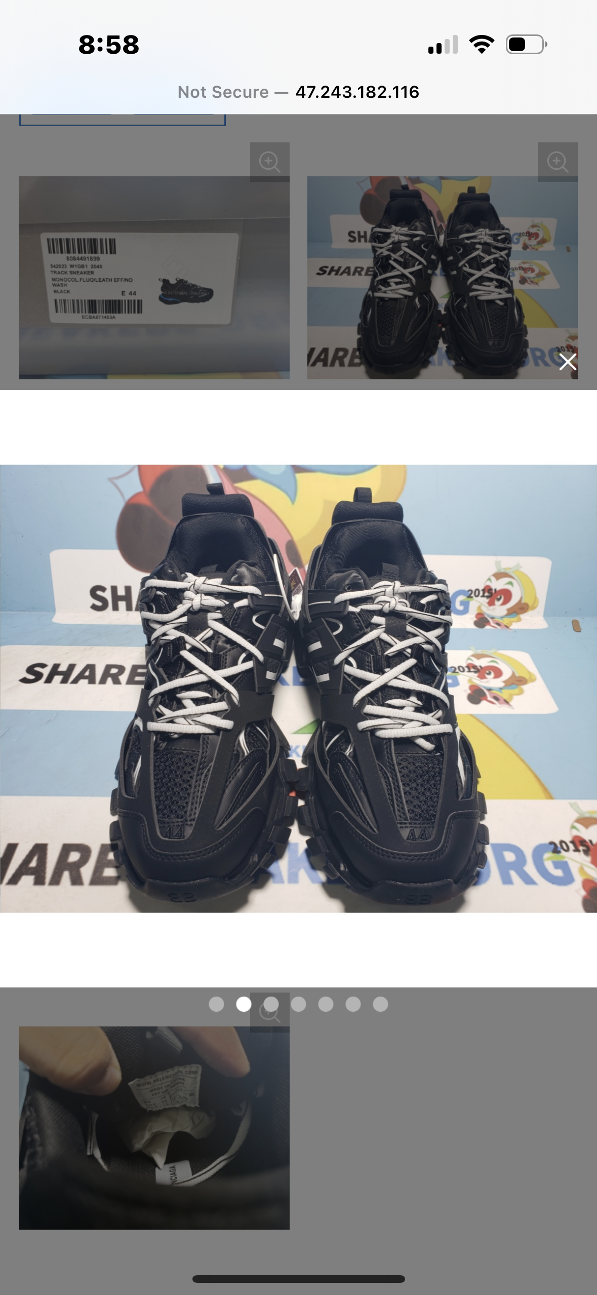 PKGoden Balenciaga Track LED Tess Black And White 542023 W1GB1 2045 review Fayzaan Abbassi 02